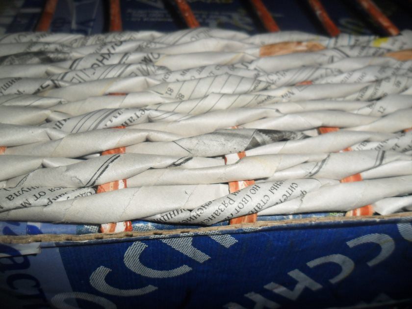 Tissage de journaux Tissage de journaux