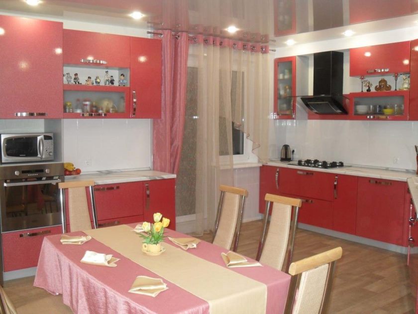 Rideaux dans la cuisine Rideaux dans la cuisine