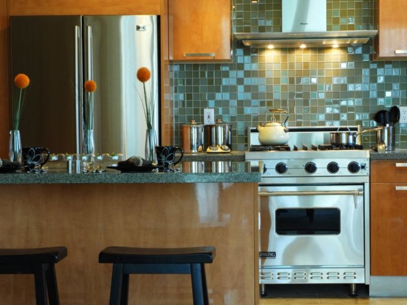 Intérieur d'une petite cuisine