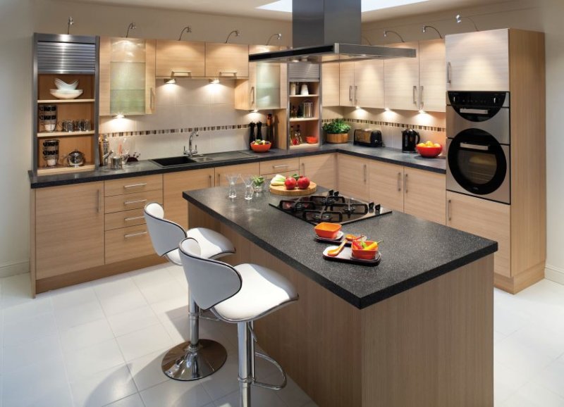 Intérieur d'une petite cuisine