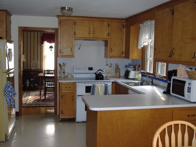 Intérieur d'une petite cuisine