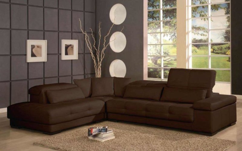 mobilier-contemporain-marron-abordable-pour-le-salon