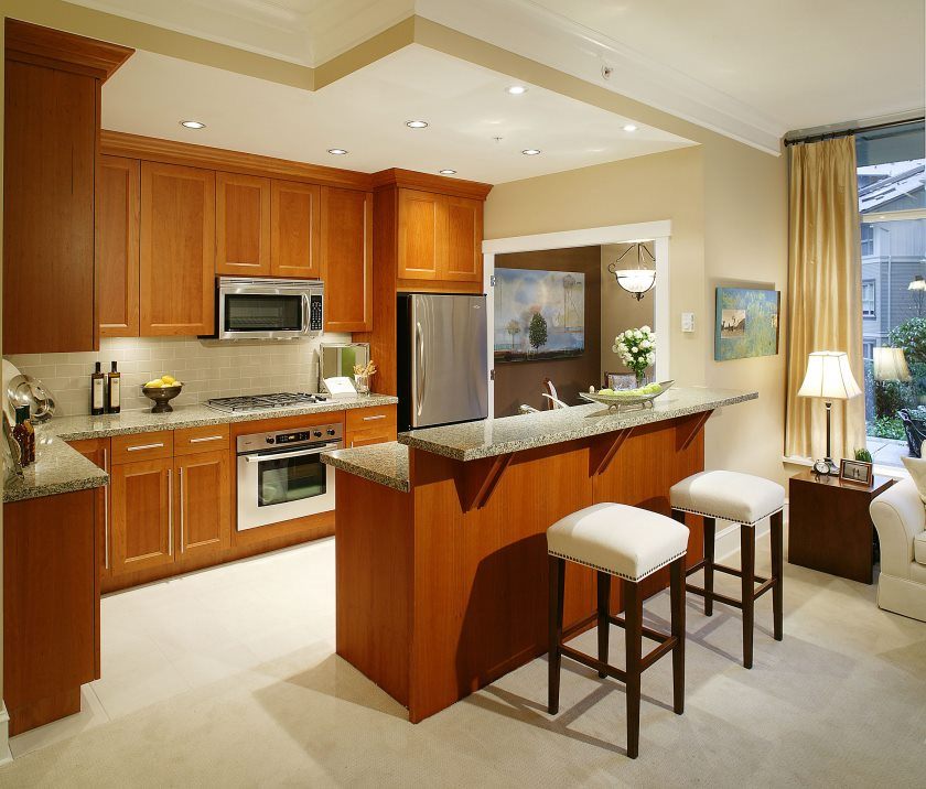 intérieur-cuisine-meubles-délicieux-intérieur-petite-cuisine-idées-avec-étonnant-granit-gris-comptoir-et-mobilier-moderne-fascinant-brun-armoire-base-en-bois-le-meilleur-design-intérieur- wi