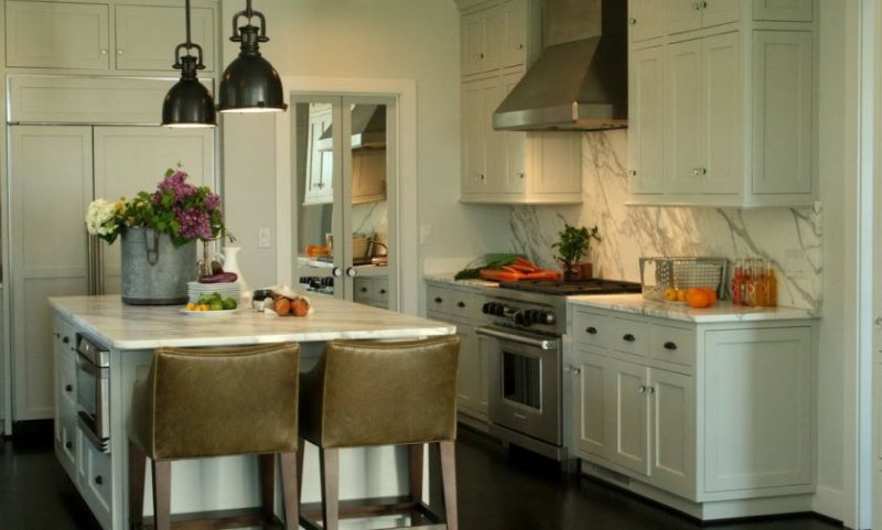 Intérieur d'une petite cuisine