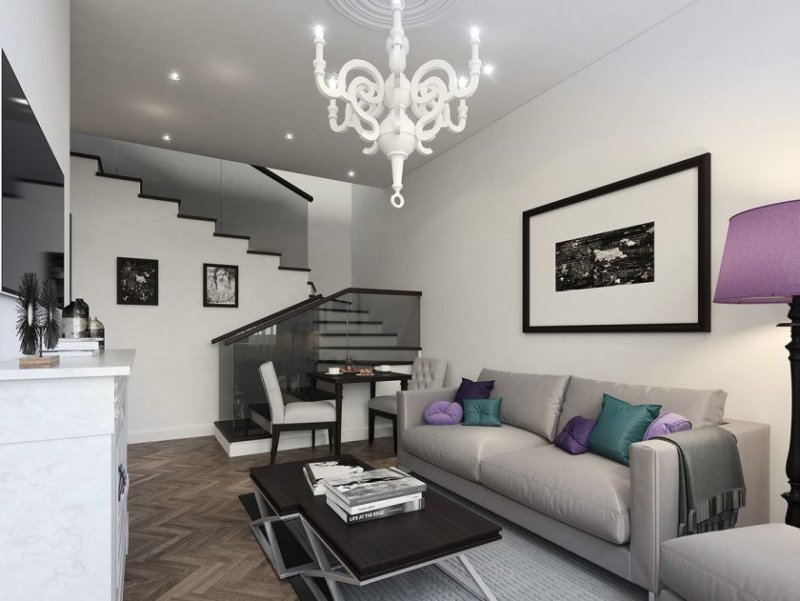 moderne-salon-décor-photos-blanc-lustre88