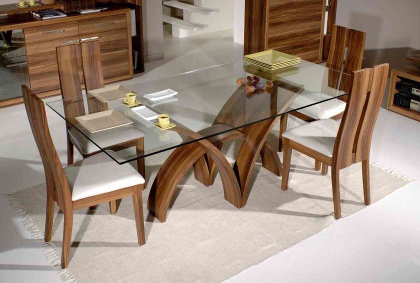 sets de table de cuisine en verre d'origine