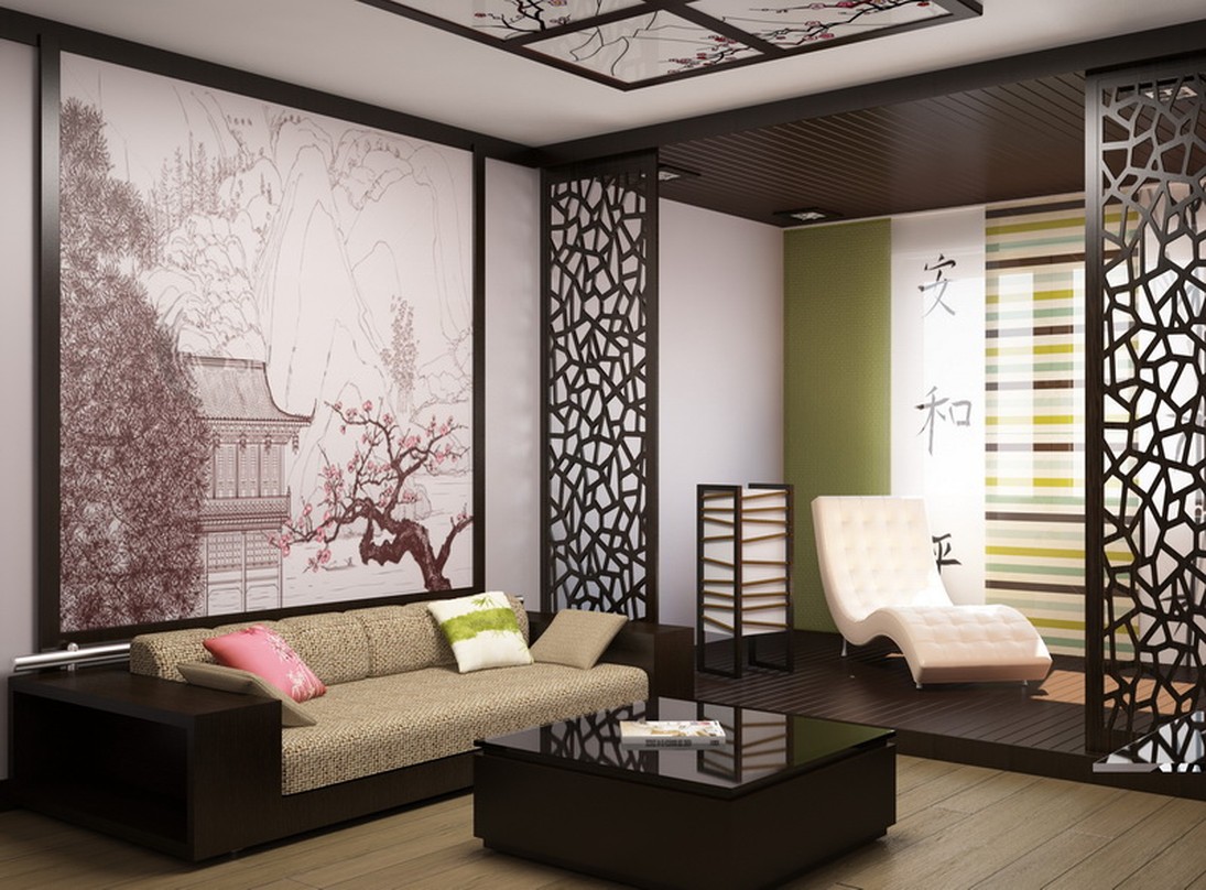 Tons blancs de style japonais