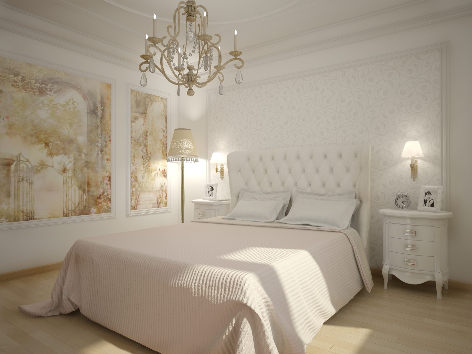 Lustre dans la chambre