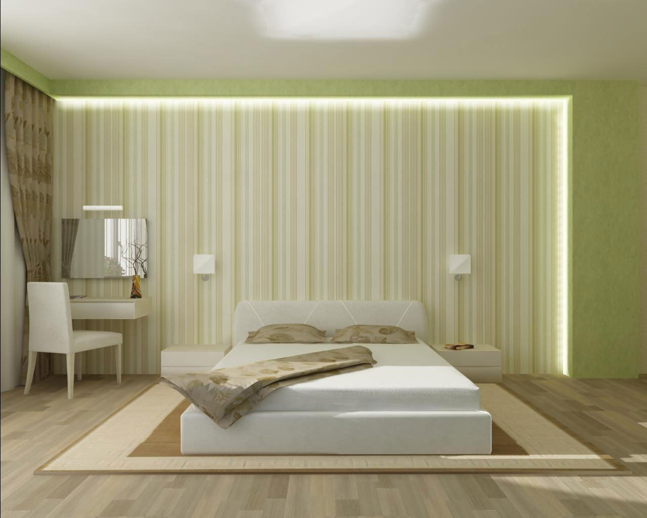 Papier peint dans la chambre