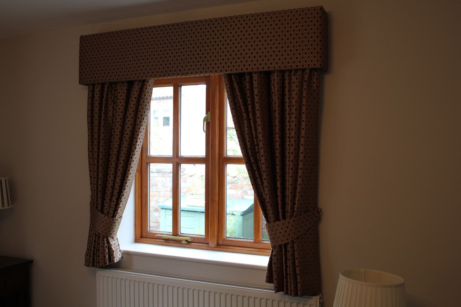 Rideaux marron