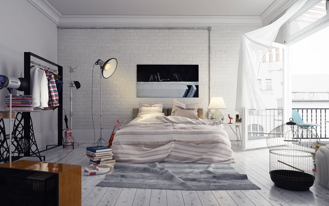 6 chambres de style loft