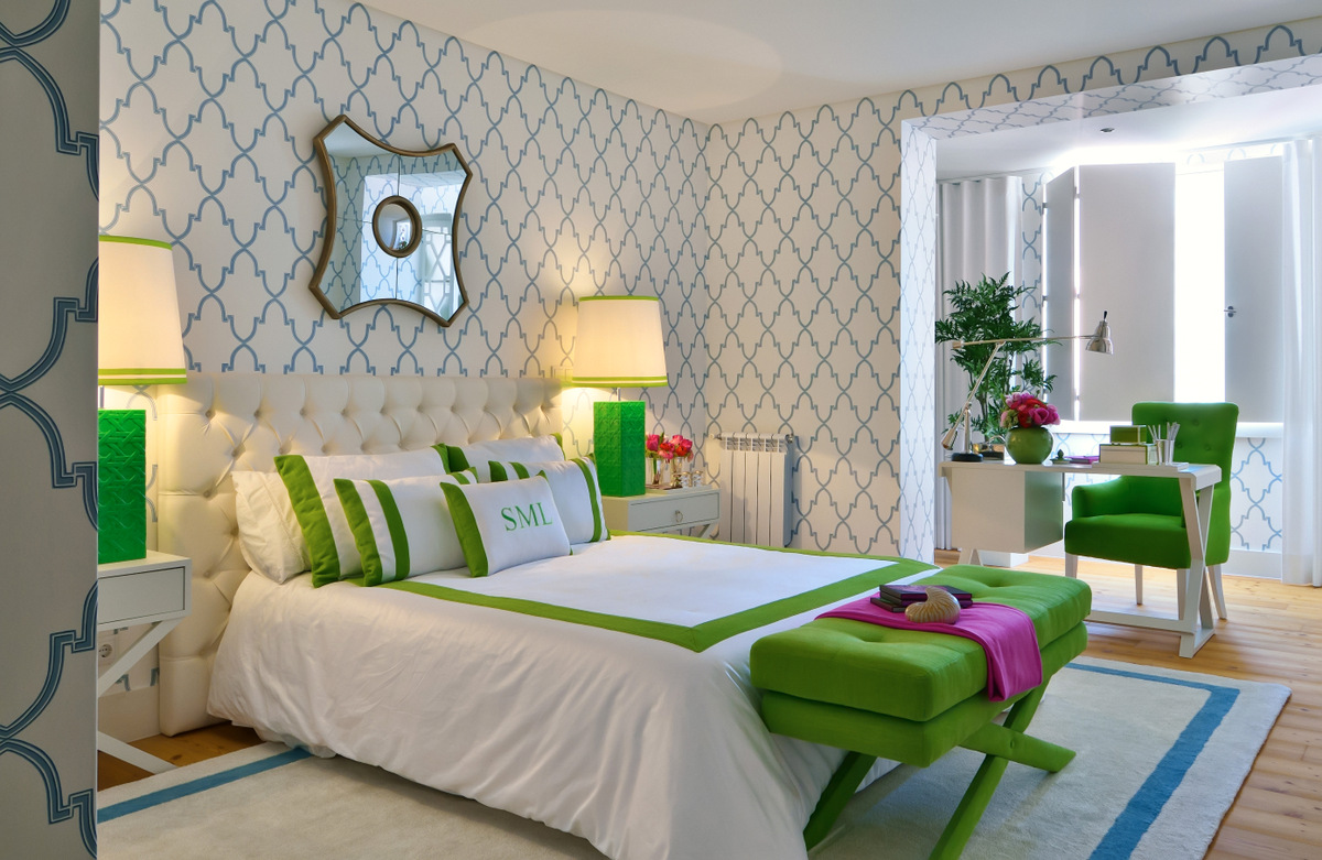Papier peint dans la chambre