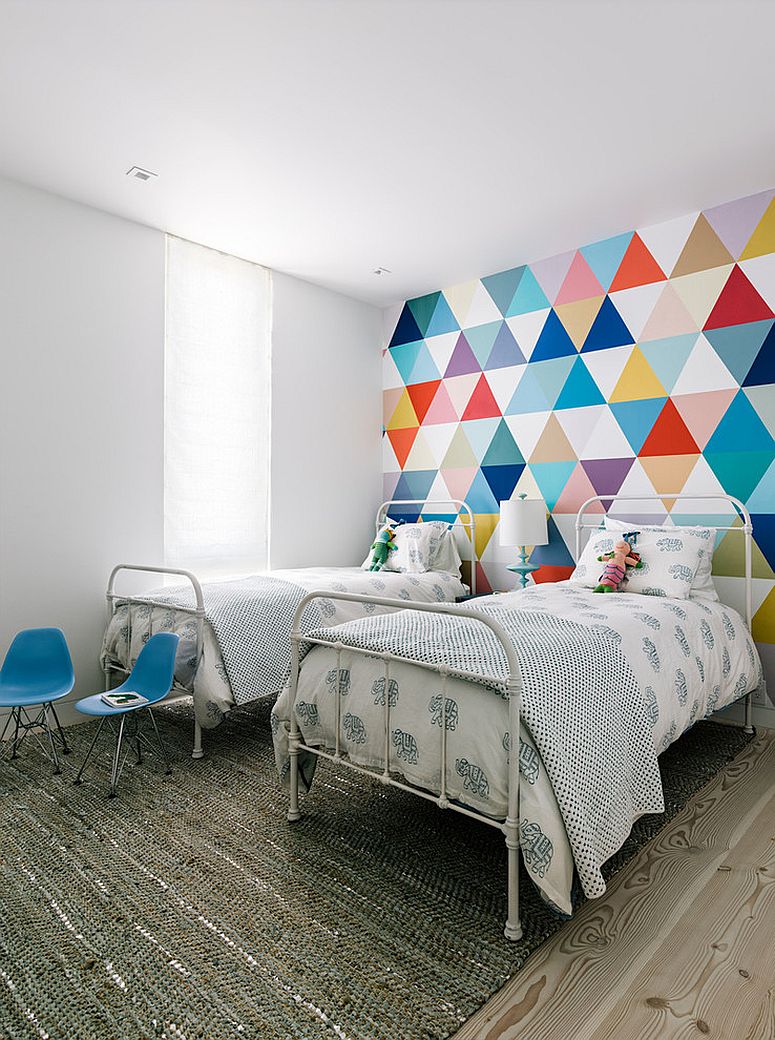 fabuleux-papier peint-ajoute-couleur-et-motif-à-la-chambre-cool
