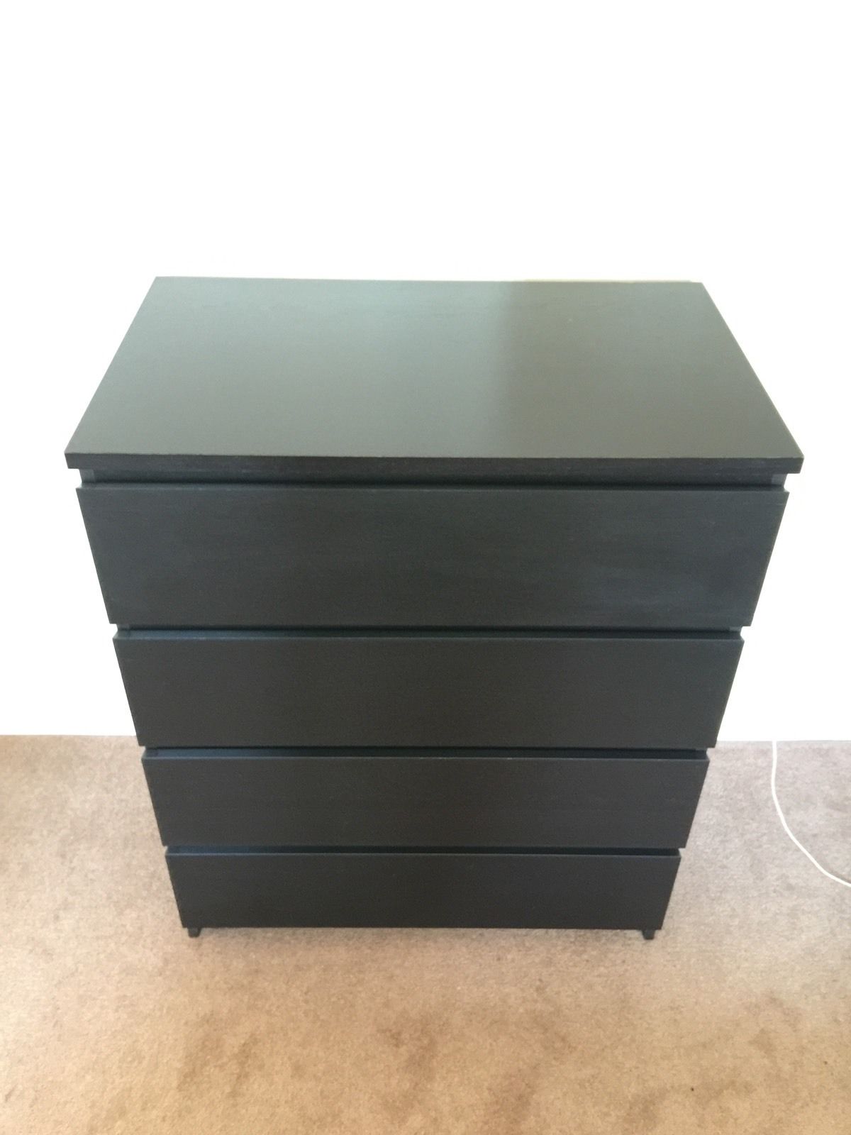 ikea-chambre-malm-commode-de-4-tirages-brun-noir