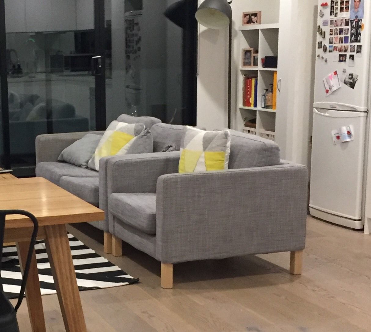 ikea-karlstad-fauteuil-2-places-canapé-gris