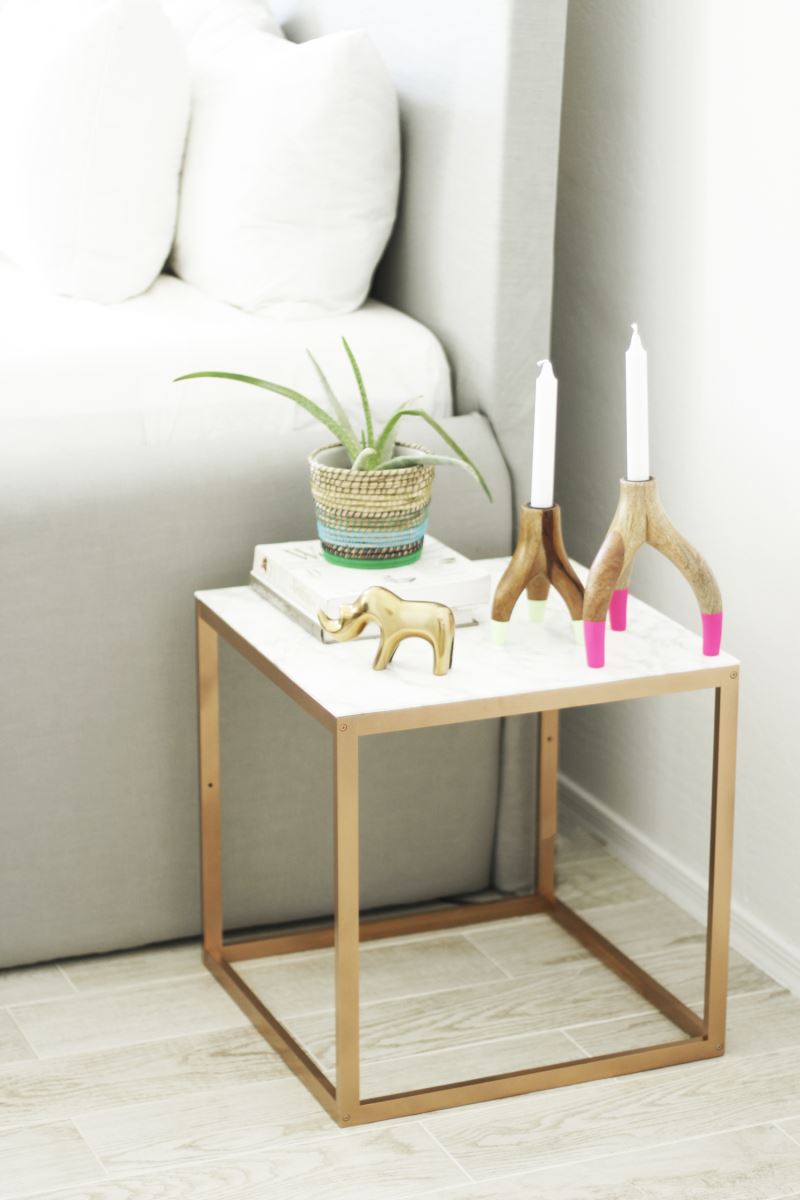 table de chevet ikea-hack