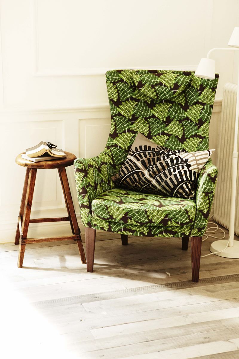 ikea-stockholm-green-wing-back-chair