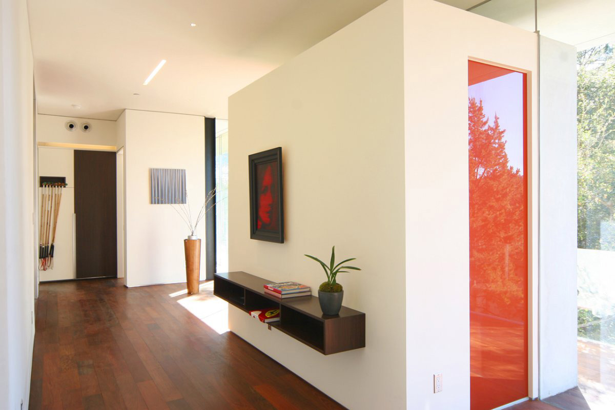 maison-moderne-beverly-hills-hall d'entrée