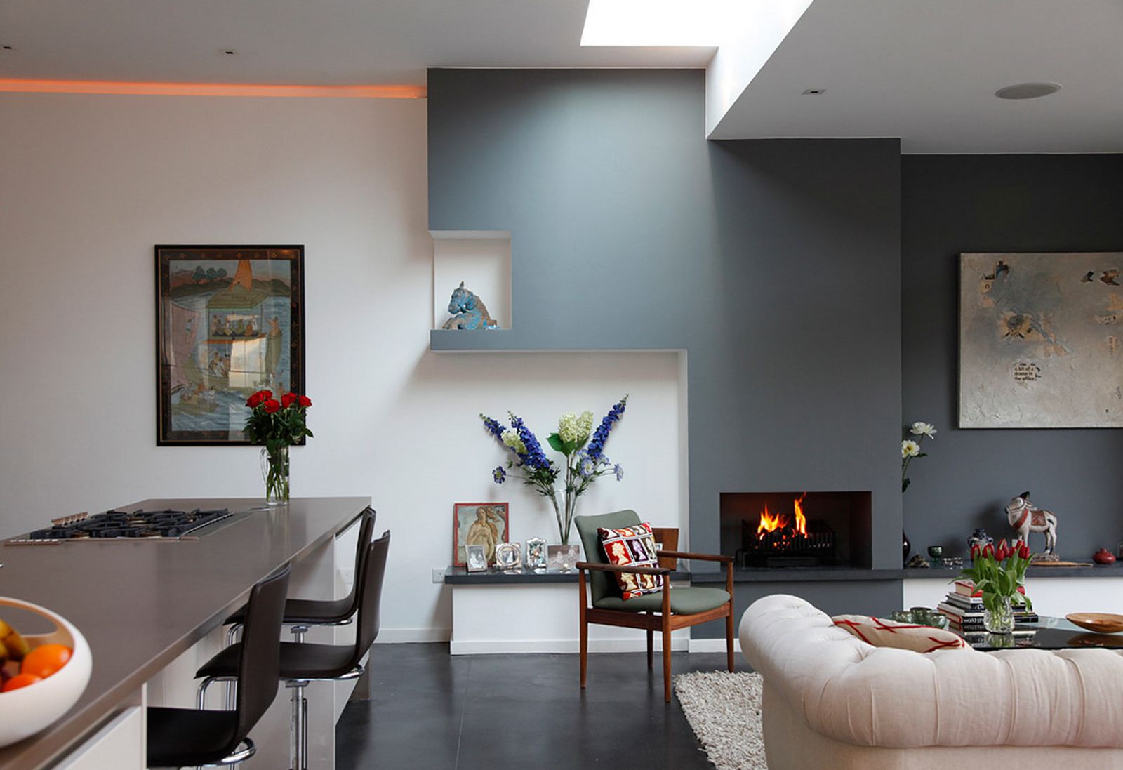 cuisine-ouverte-salon-idées-de-décoration
