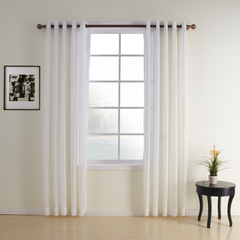 twopages-one-panel-jacquard-white-Contemporary-font-b-sheer-b-font-curtain-font-b-grommet-b