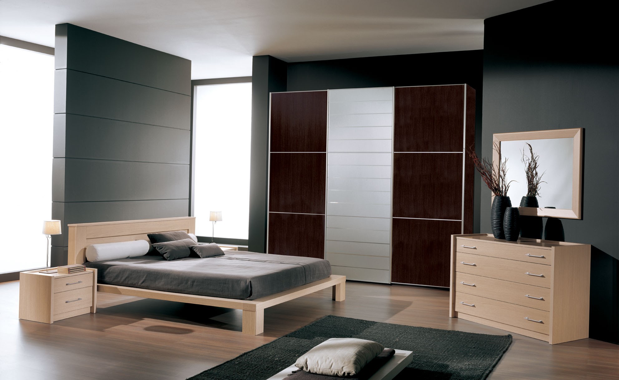 génial-blanc-brun-bois-verre-cool-design-petite-chambre-idées-beau-gris-luxe-très-chambre-moderne-mural-miroir-dresser_bed-decoration-on-the-floor_bedroom_bedroom-chandeliers-3- maisons a louer