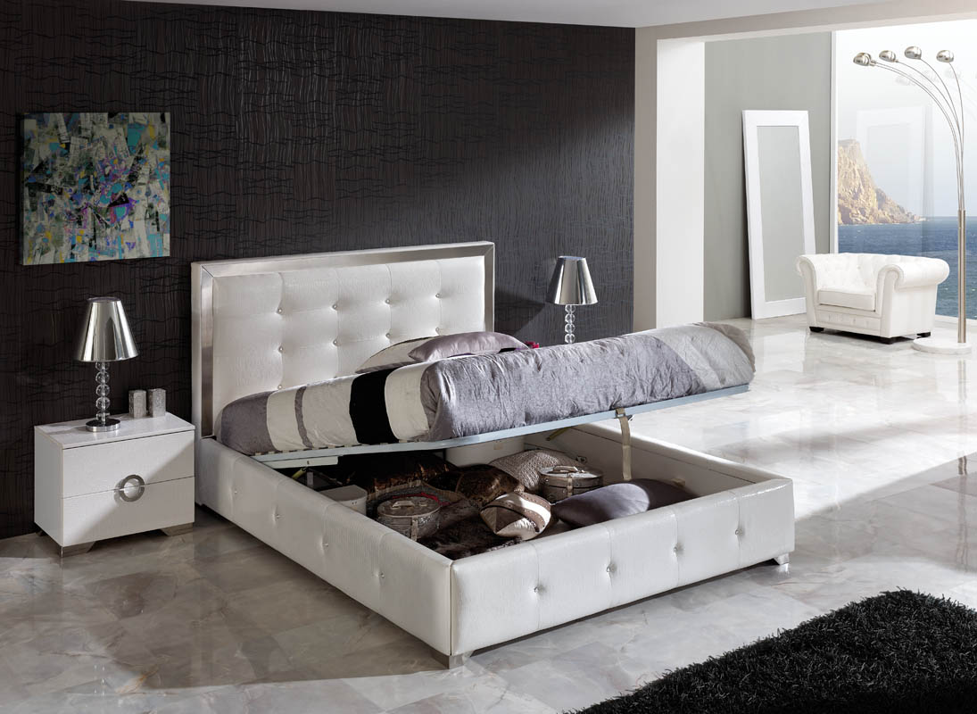 mobilier de chambre-blanc