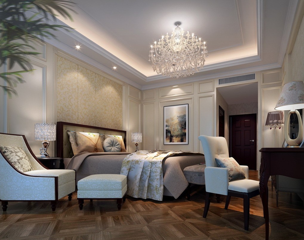 Lustre dans la chambre