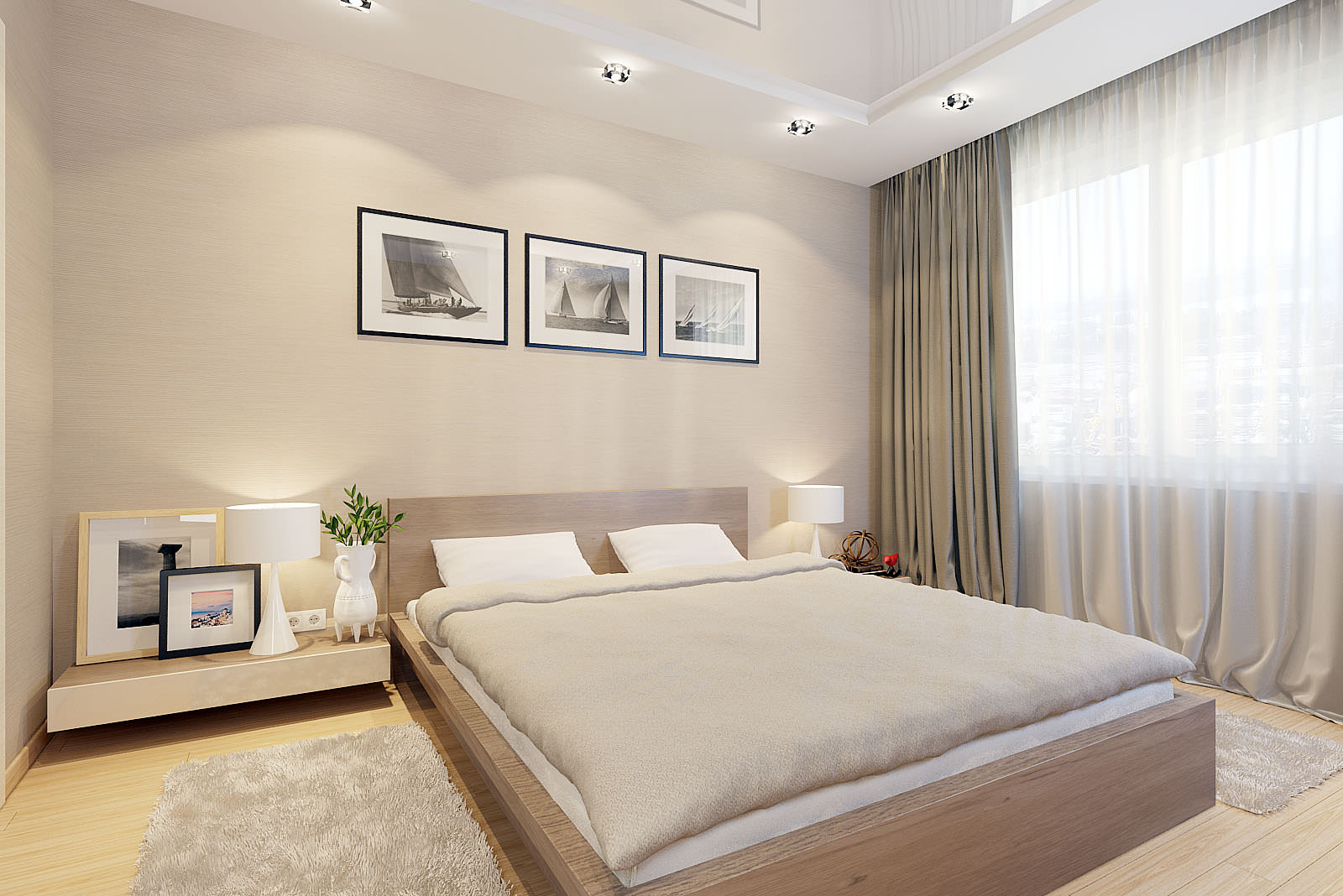 Lustre dans la chambre