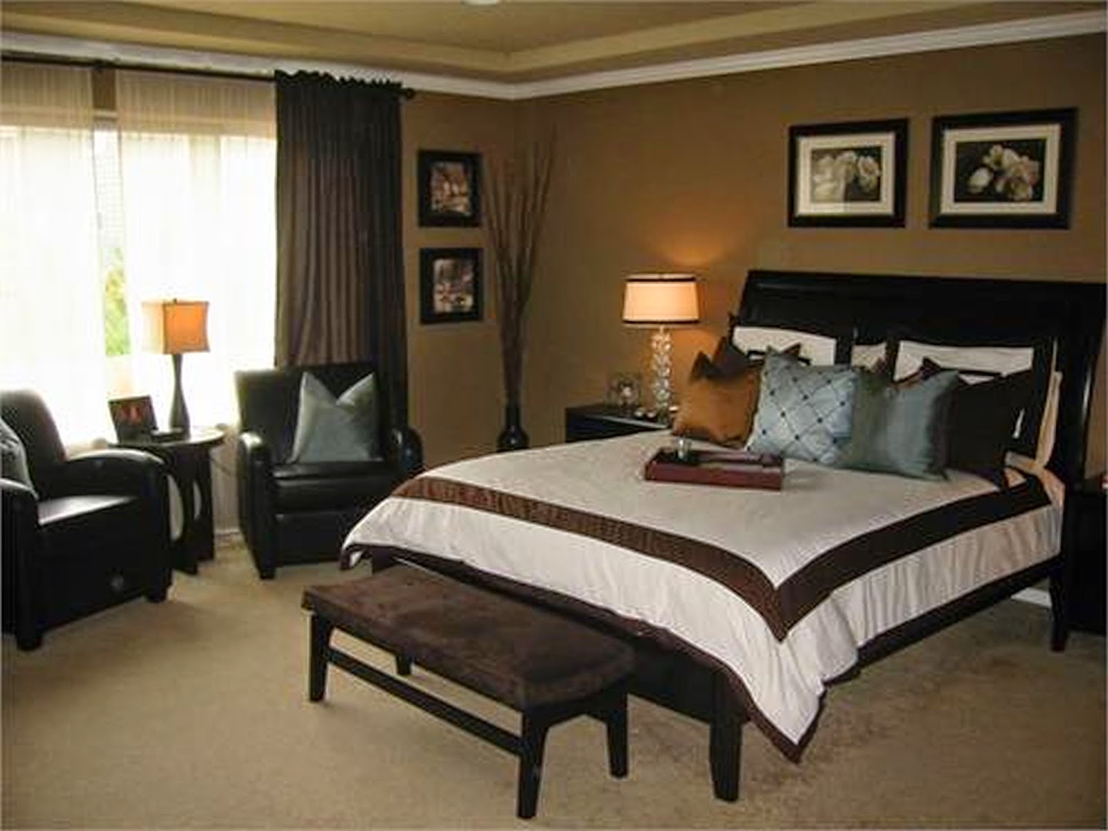 rideaux bruns-design-meilleur-choix-pour-chambre