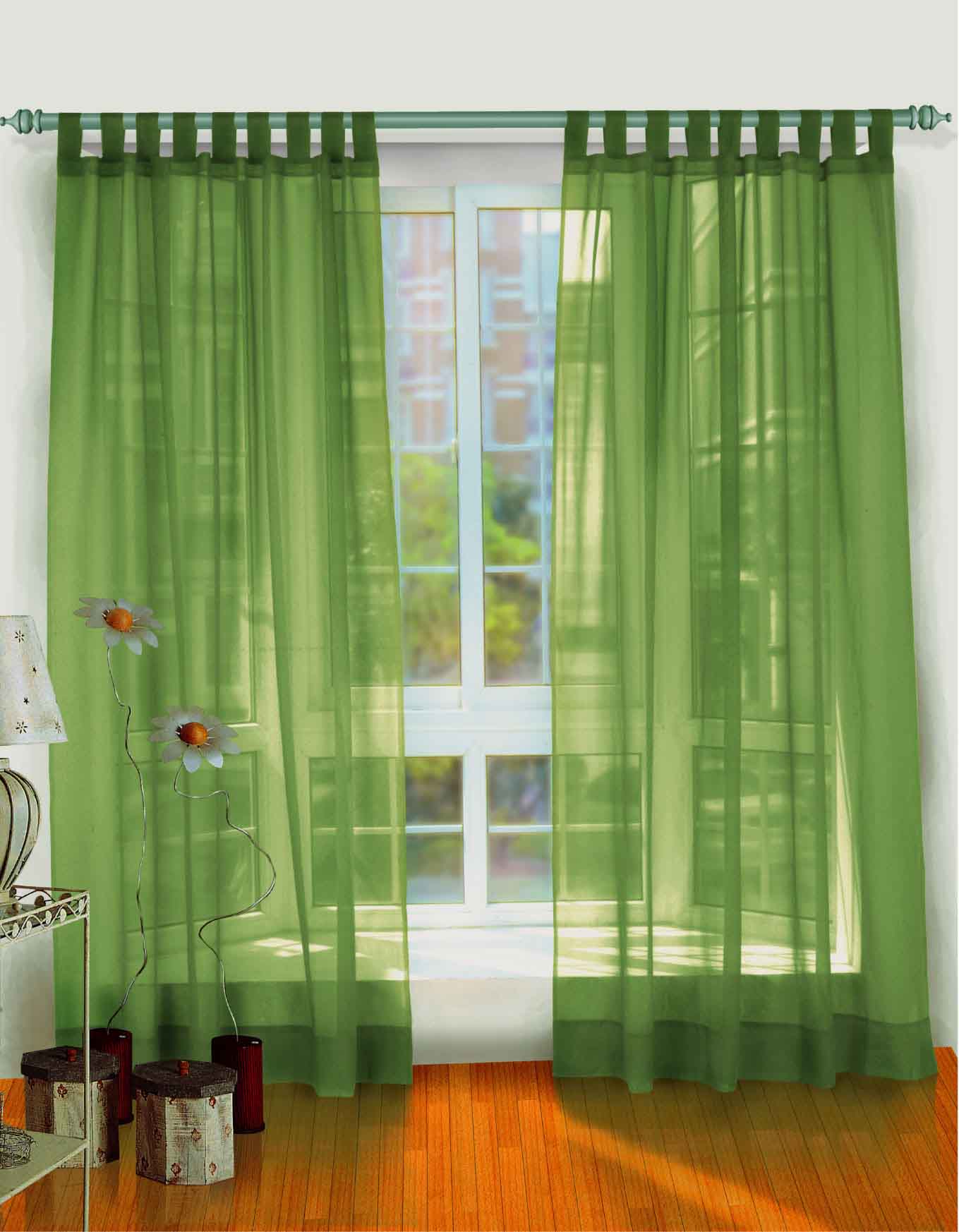 rideaux-et-décoration-vert-classique