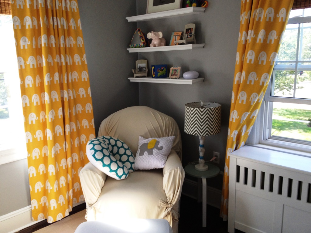 rideaux de blocs de couleur pour chambre d'enfant