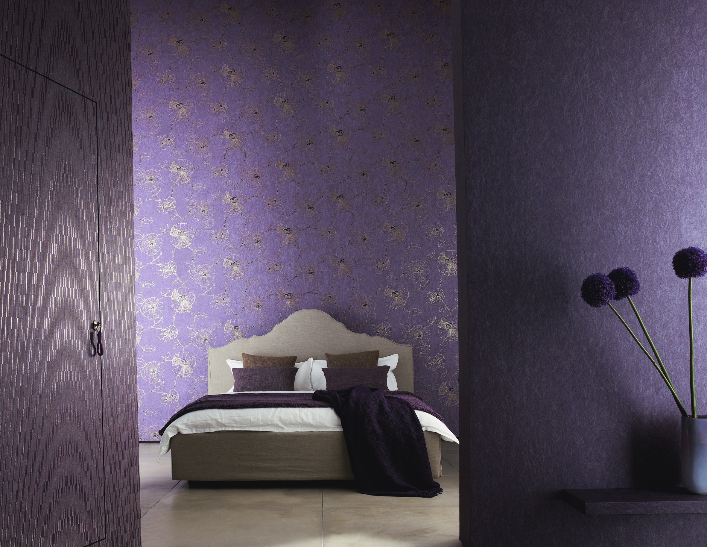 Papier peint dans la chambre