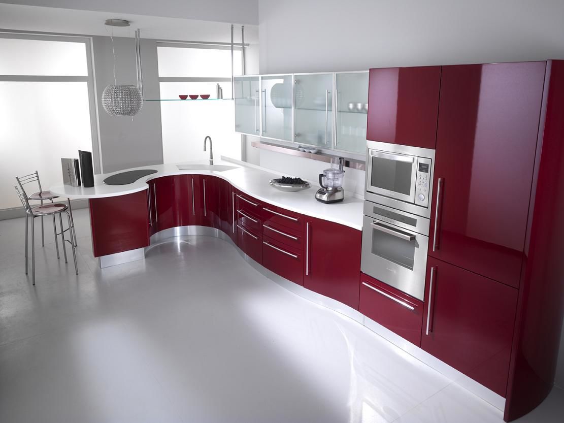 idées de cuisine rouge pour la décoration