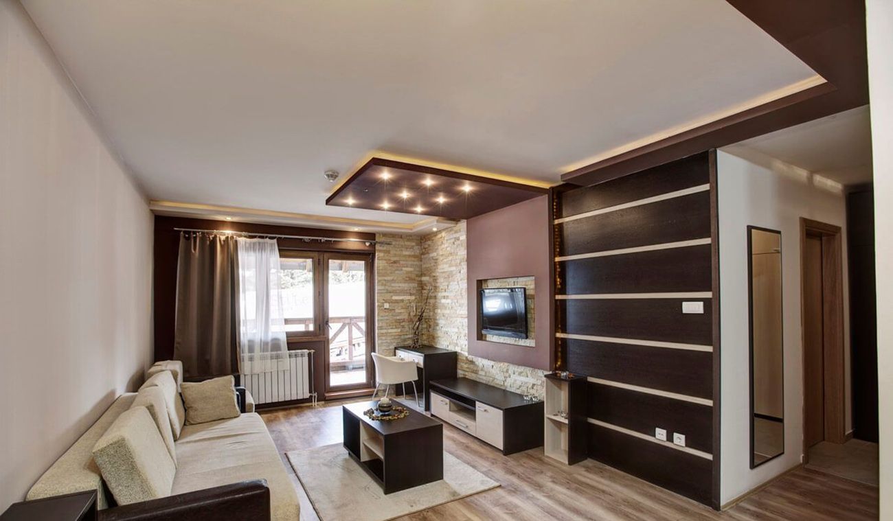 Rideaux marron