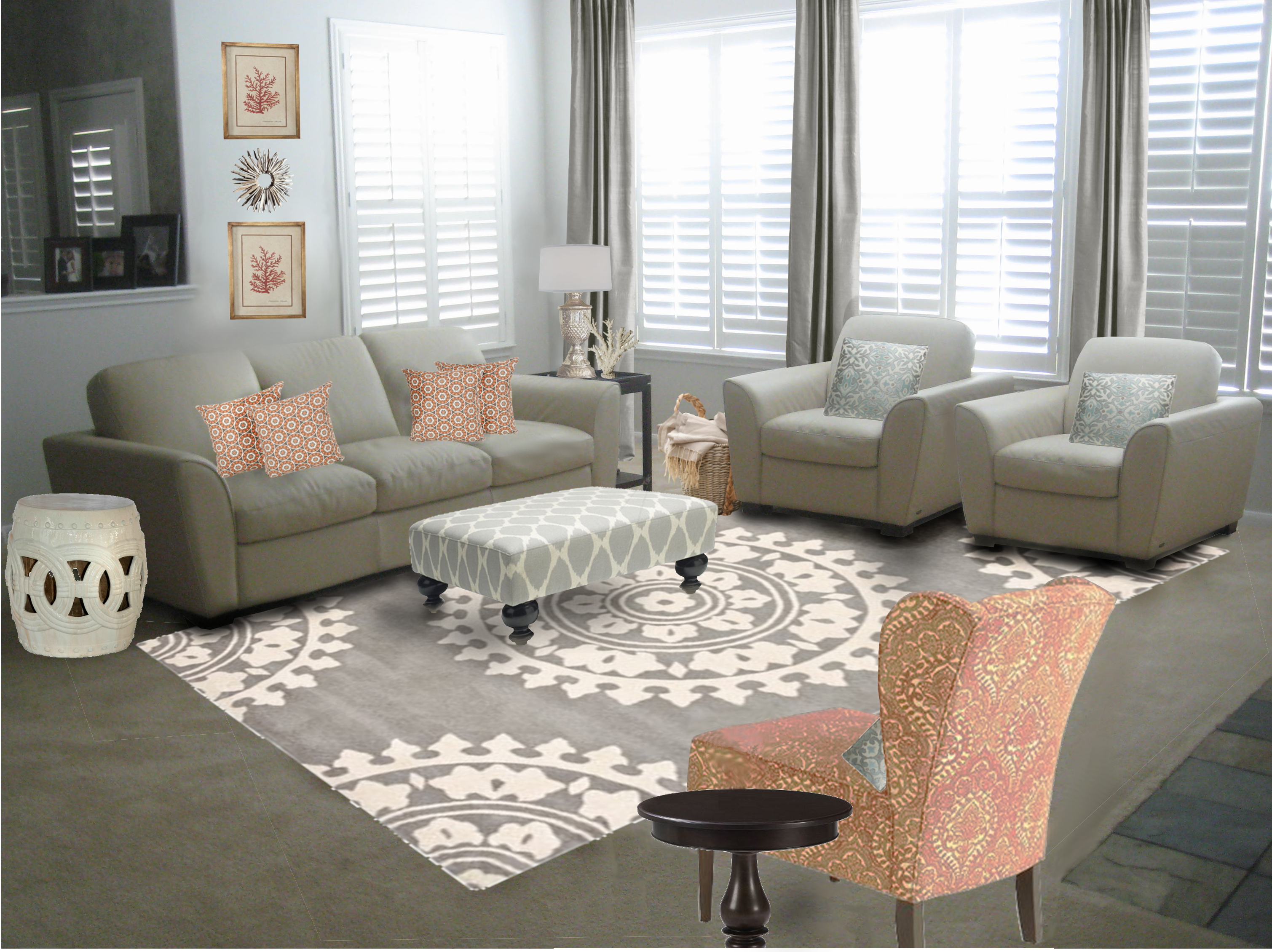 intérieur-salon-élégant-gris-salon-idées-de-décoration-et-avec-des-canapés-ivoire-comme-meubles-ensembles-de-vie-ajouté-gris-tapis-graphiques-dans-de-beaux-salons-conceptions- éblouissant-gris-salon-inter