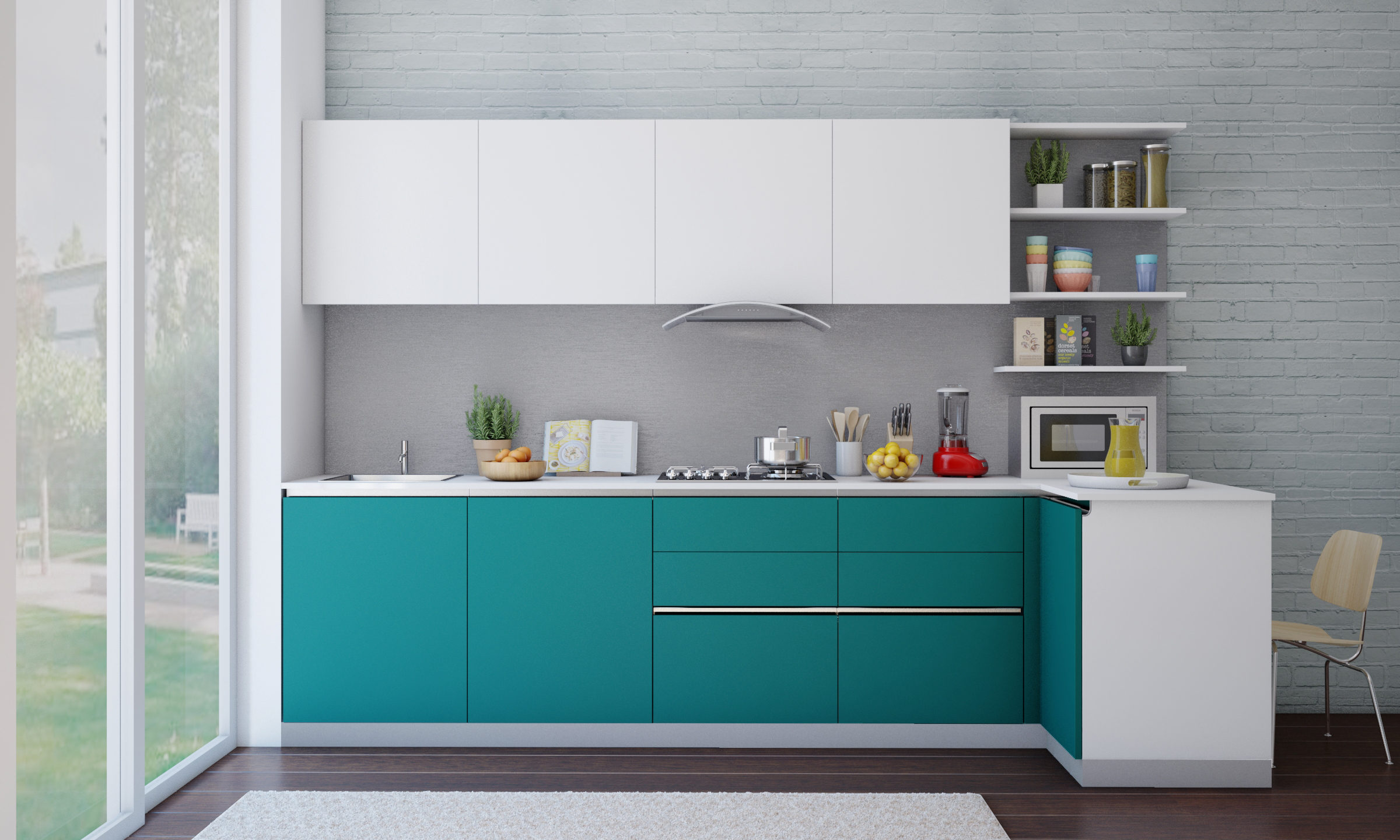cuisine modulaire en L