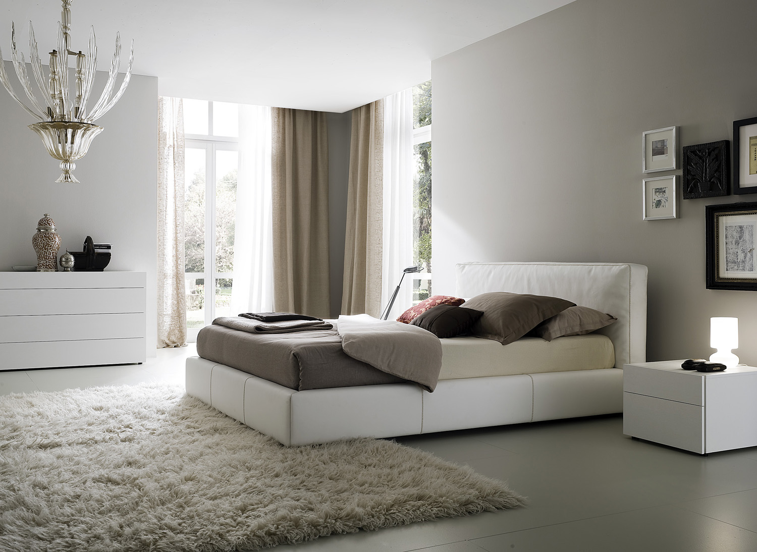 Design de chambre contemporain