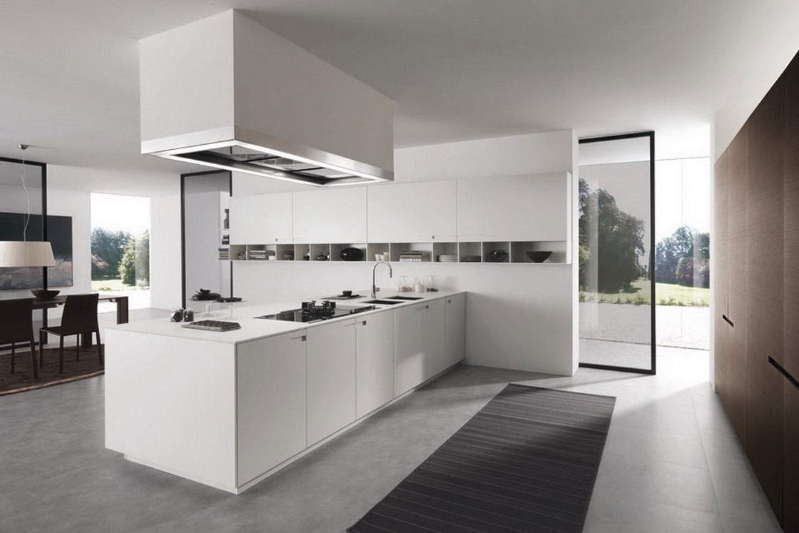 modern-minimalist-kitchen-decor-simple-kitchen-set-white-cabinet-fascinating-kitchen-lamp-ideas-for-modern-look