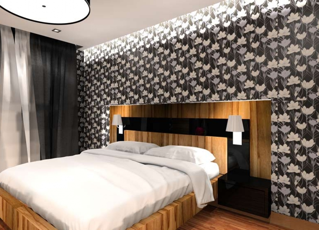 Papier peint dans la chambre