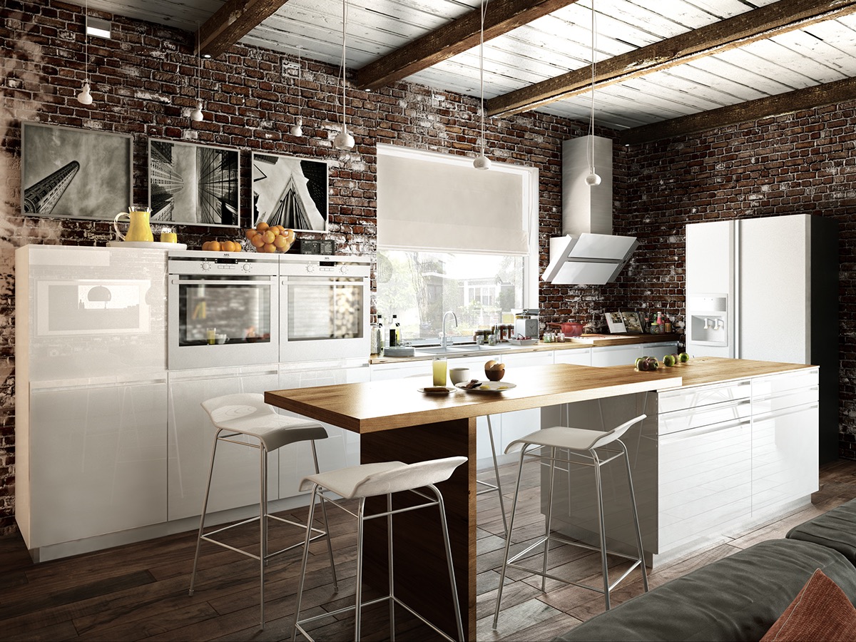 cuisine-loft ouverte
