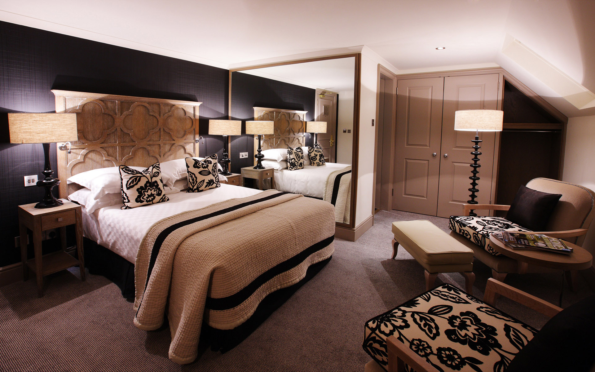 Design de chambre contemporain