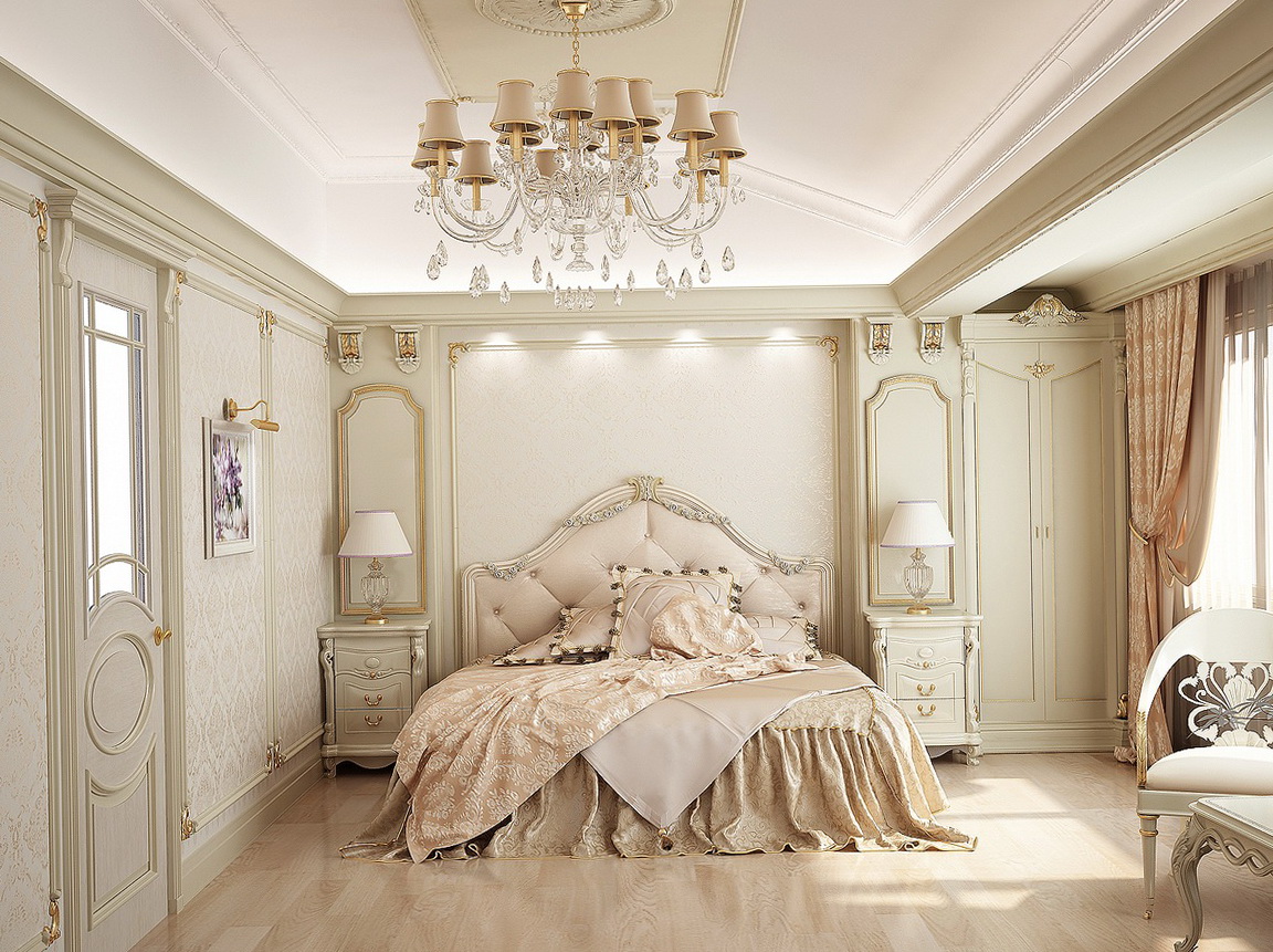 Le lustre dans la chambre