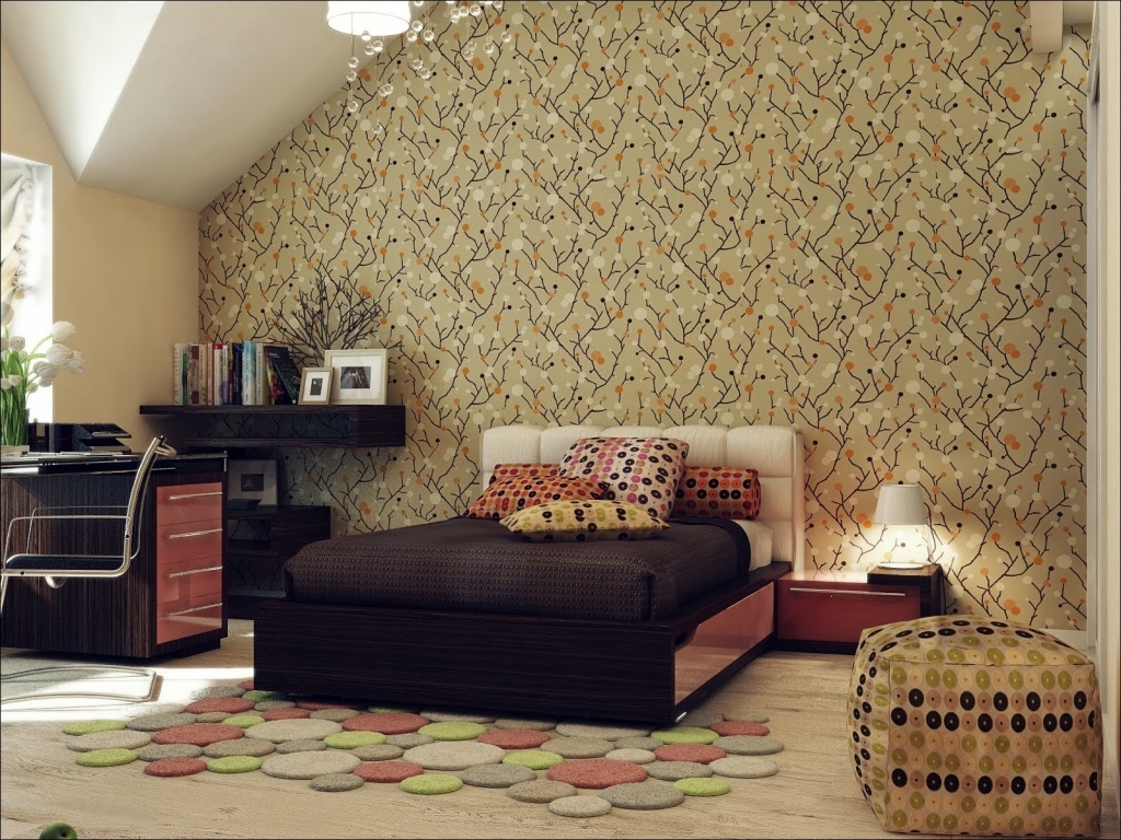 Papier peint dans la chambre