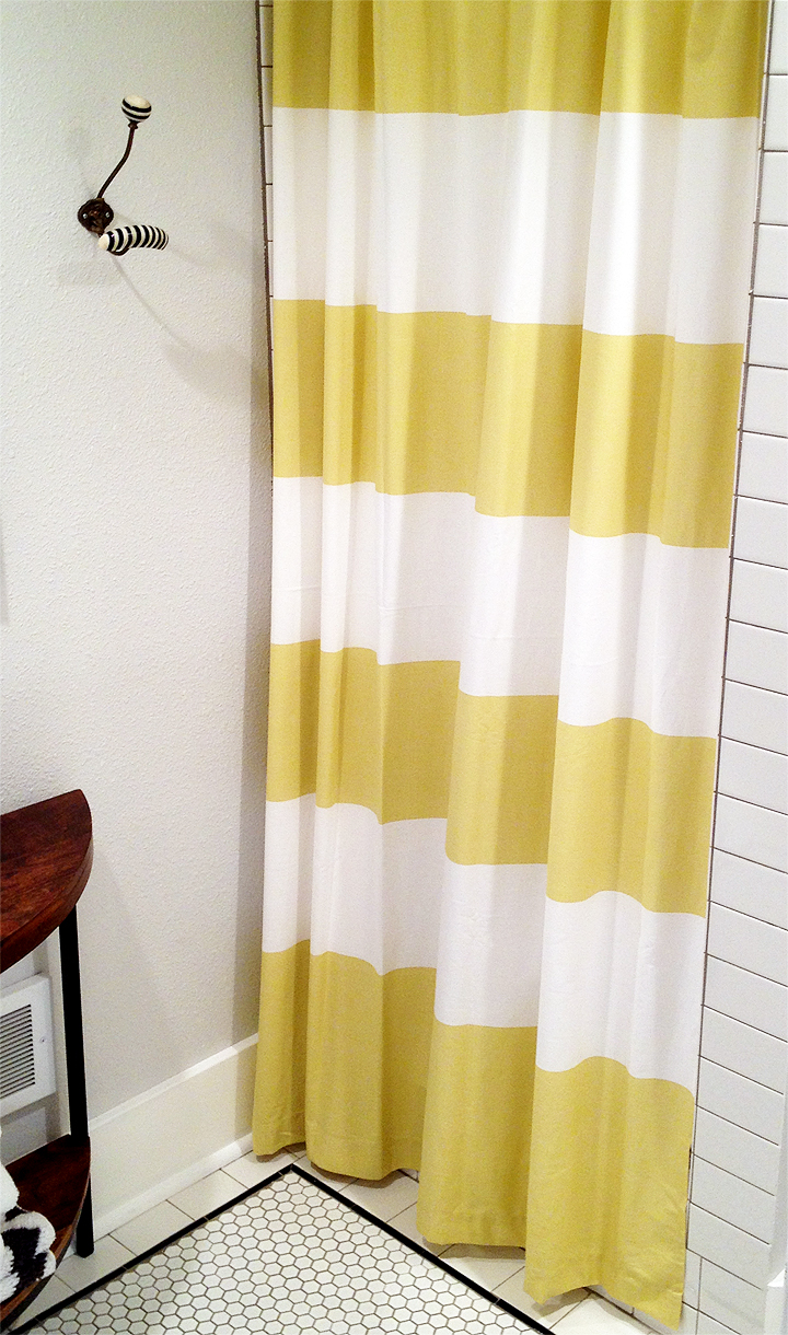 rideau de douche-jaune-5