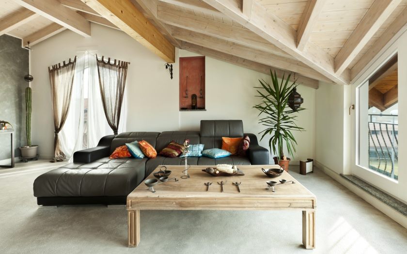 Table basse à l'intérieur