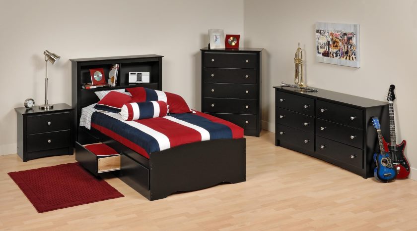 compact-noir-chambre-meubles-pour-filles-linoléum-décoration-murale-jeux-de-lampes-rose-pangea-maison-coton-tropical