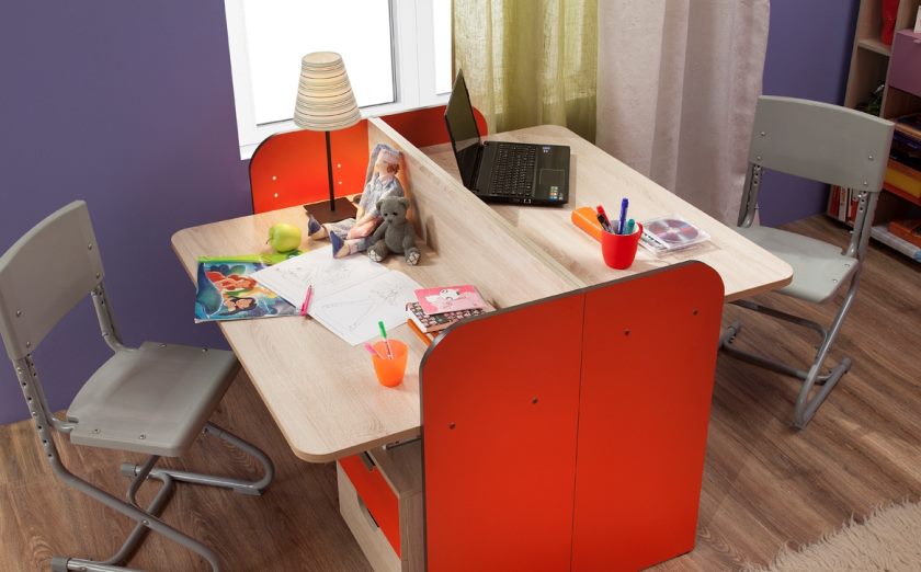 Bureau pour deux enfants Bureau pour deux enfants