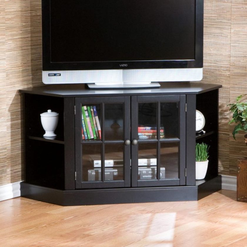 meuble tv d'angle avec support pour téléviseur 55 pouces