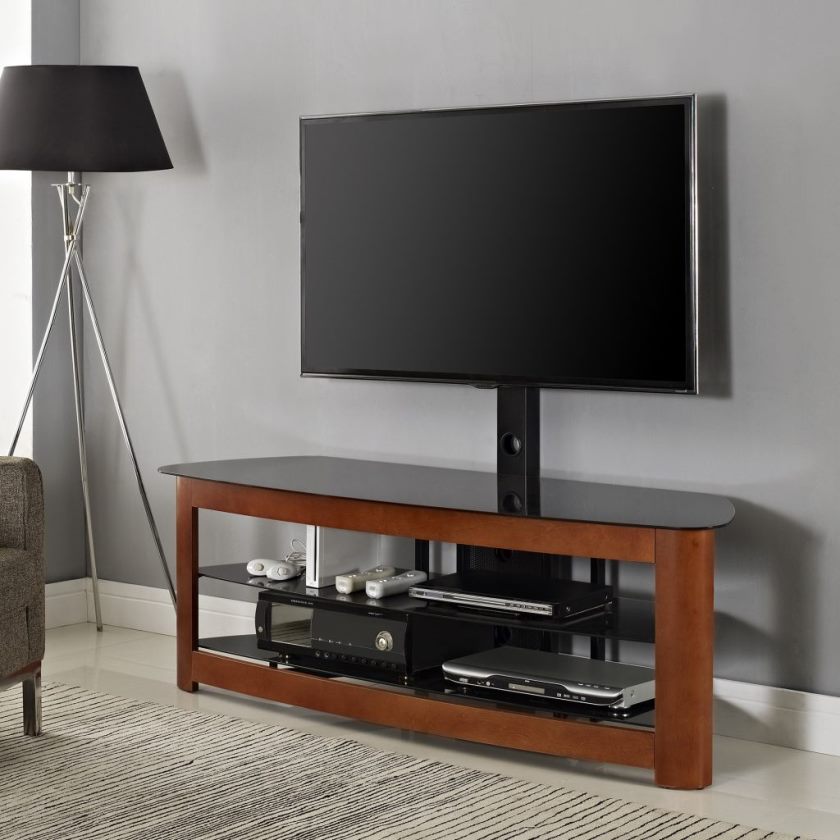 Meuble TV d'angle avec support