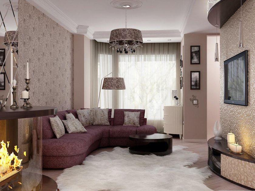 meubles d'armoire dans le salon